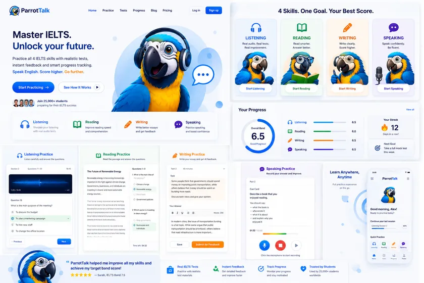 ParrotTalk Progress Dashboard